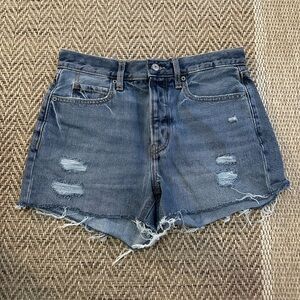 Distressed Denim Women's Shorts